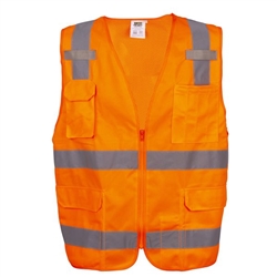 Cordova Safety Vest, Class 2, Pockets, Orange VS280