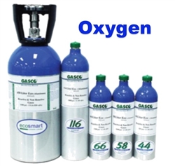 Gasco Oxygen Calibration Gas for Gas Detection